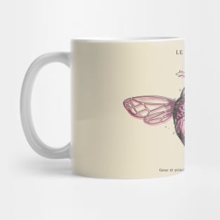 PINK HEART WINGS Mug